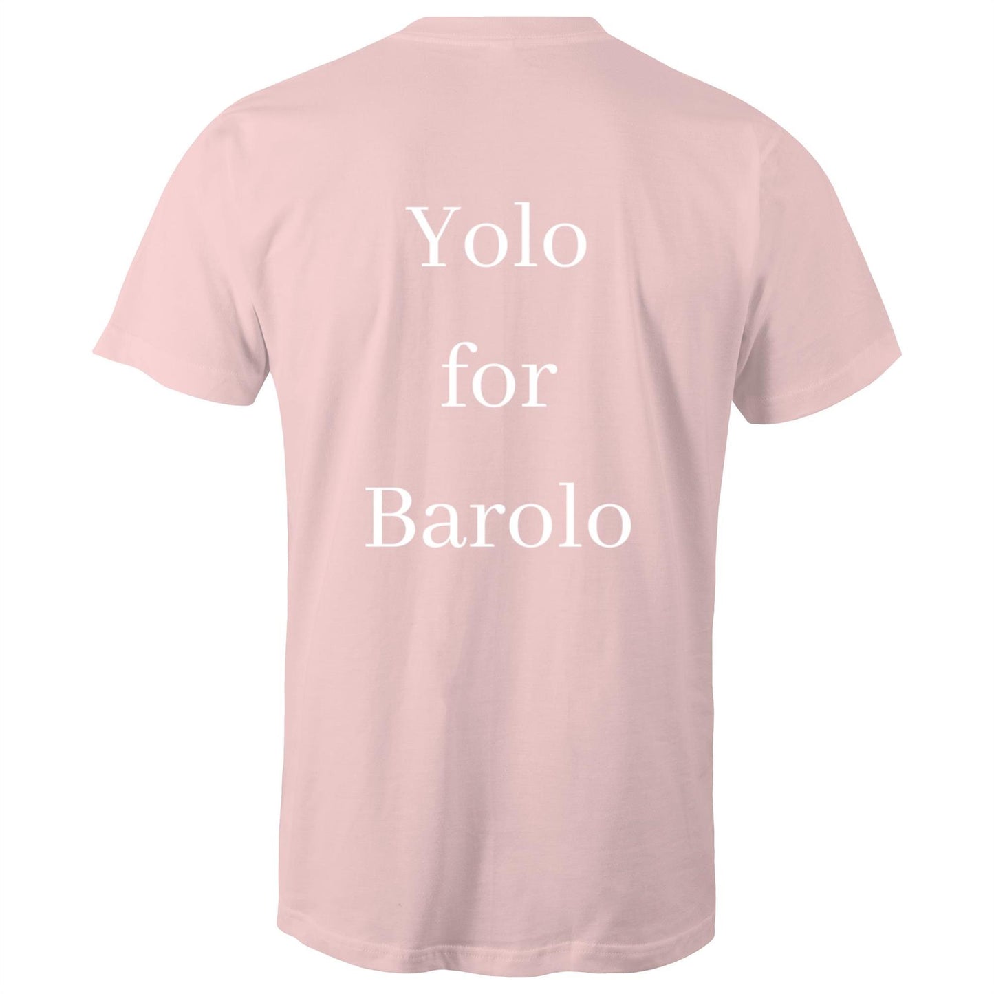 Mens 'Yolo For Barolo' Tee (back print)