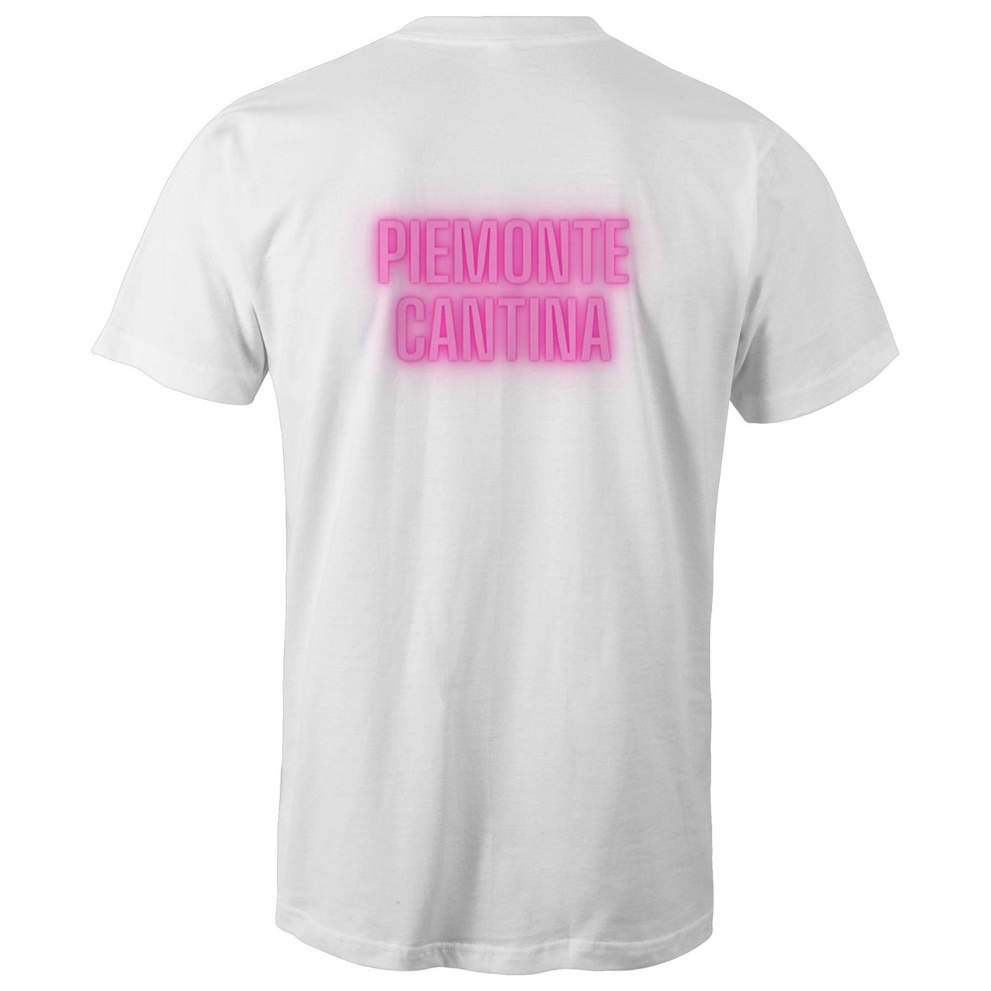 Piemonte Cantina Laser Pink on White (back print)