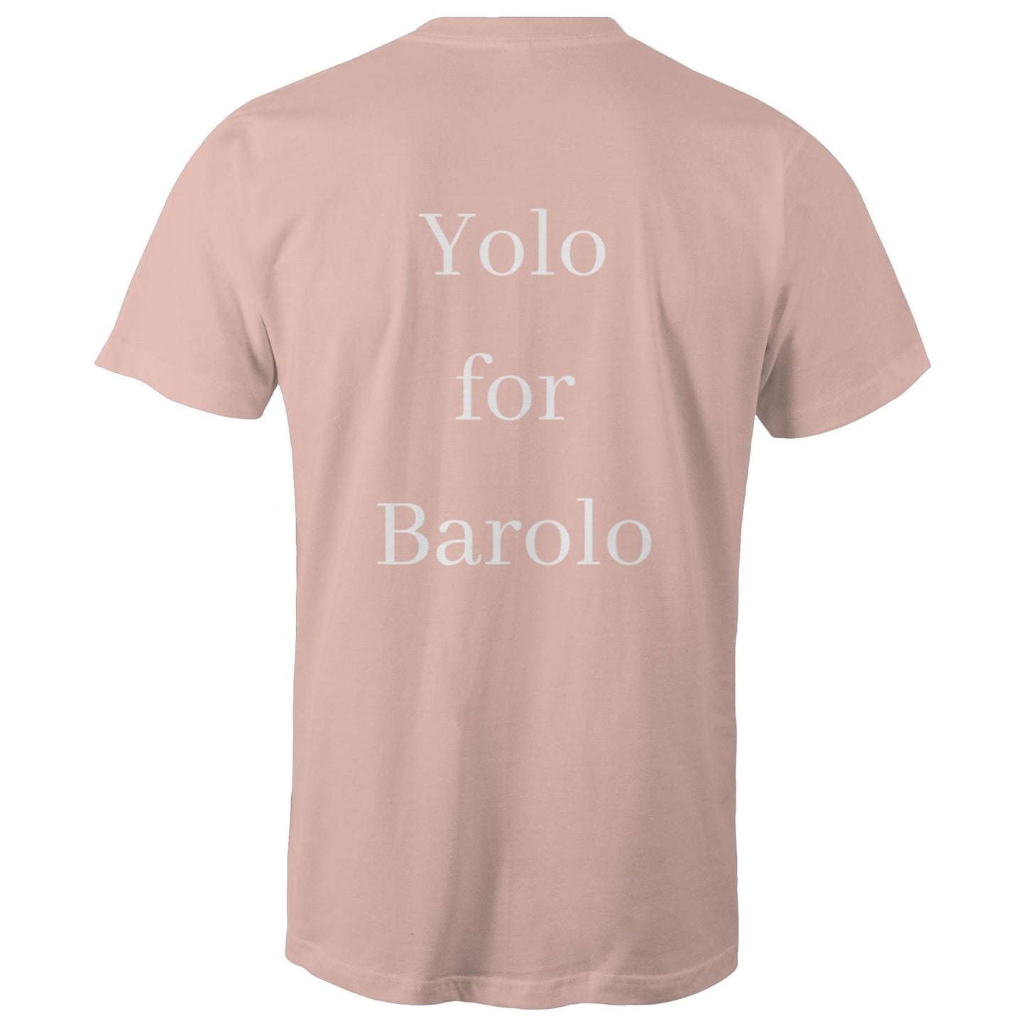 Mens 'Yolo For Barolo' Tee (back print)