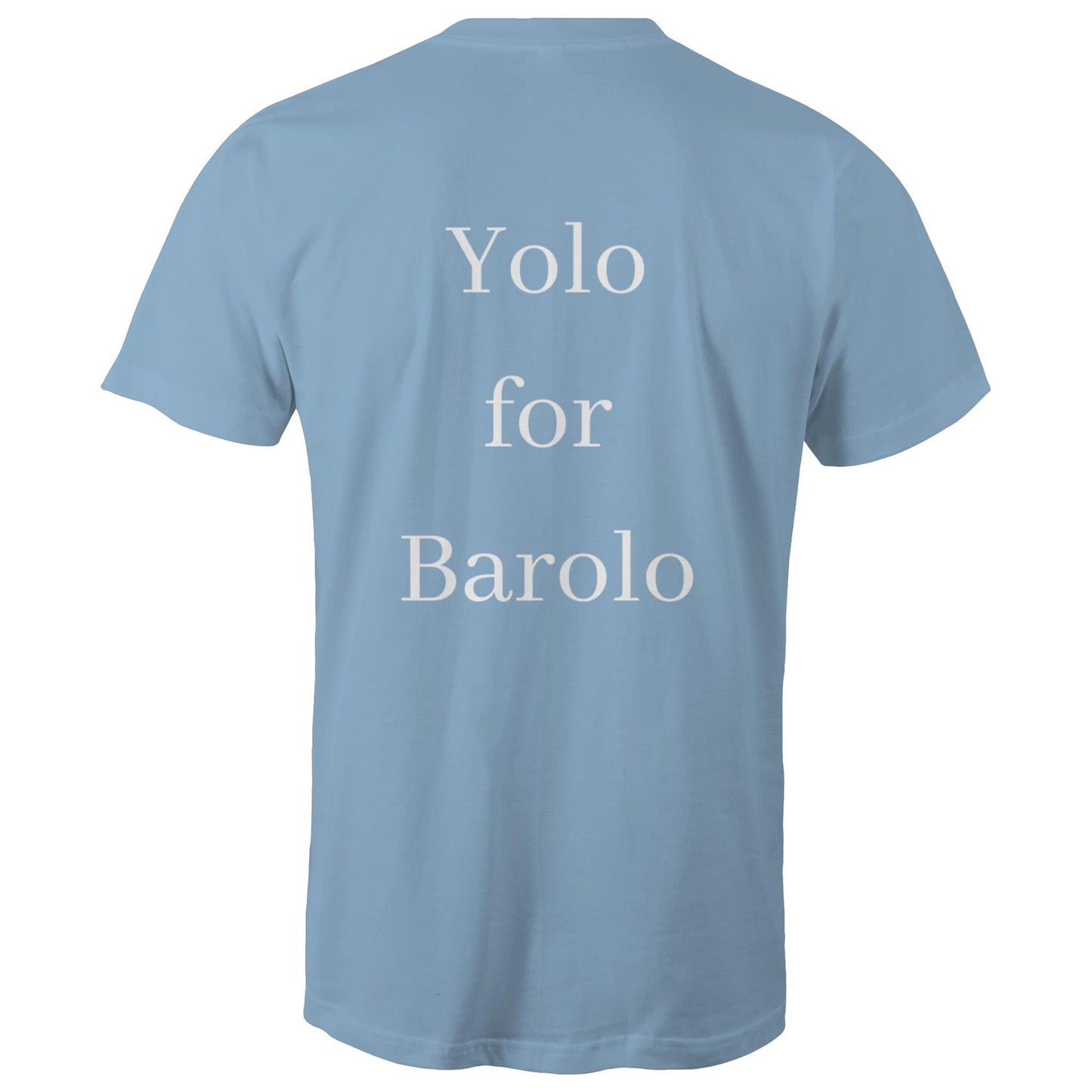 Mens 'Yolo For Barolo' Tee (back print)