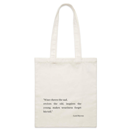 Lord Byron Quote Tote (small)